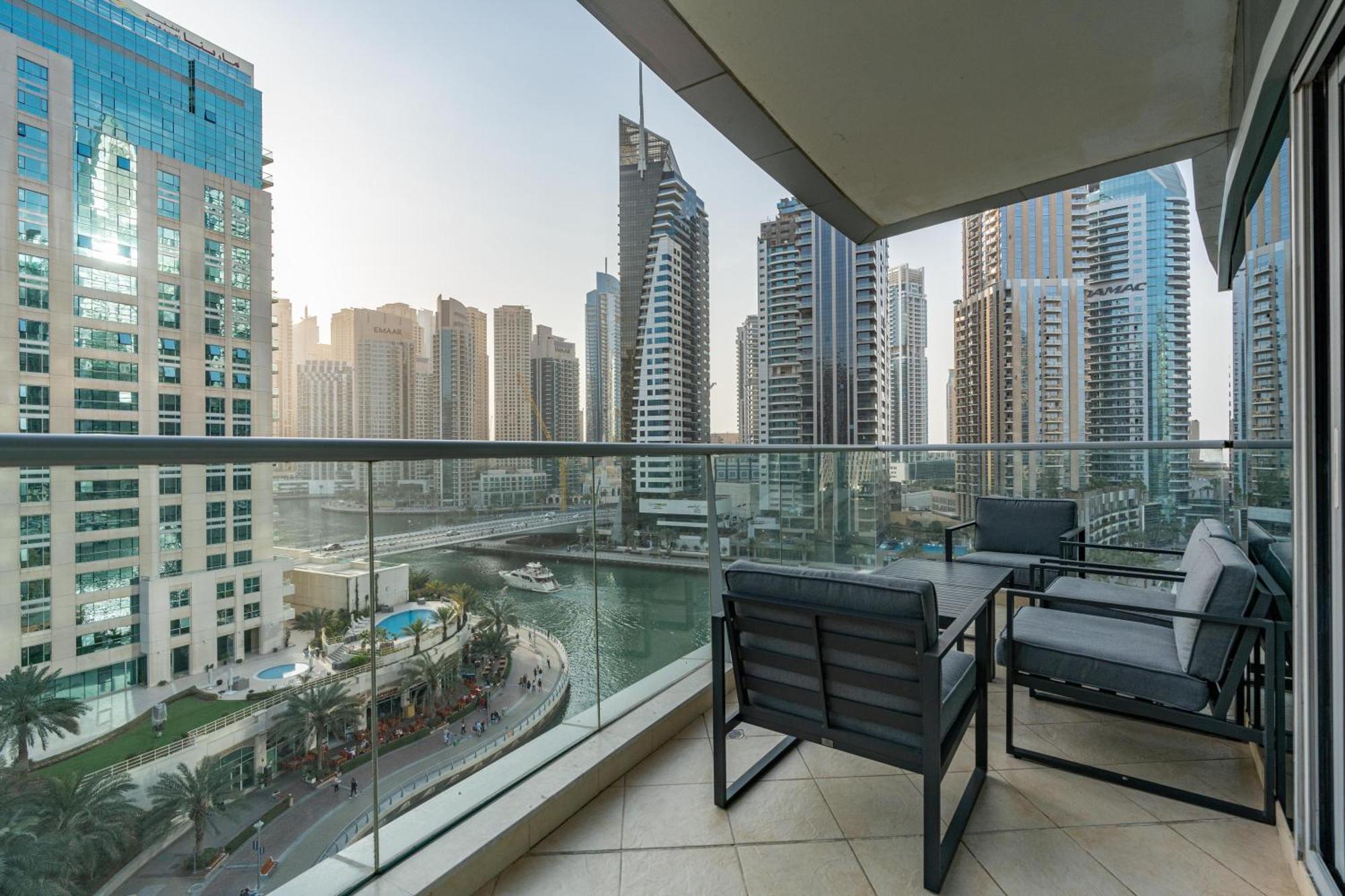 Vacay Lettings - Full Marina View 3 Bedroom Plus Maid Room Dubai Buitenkant foto