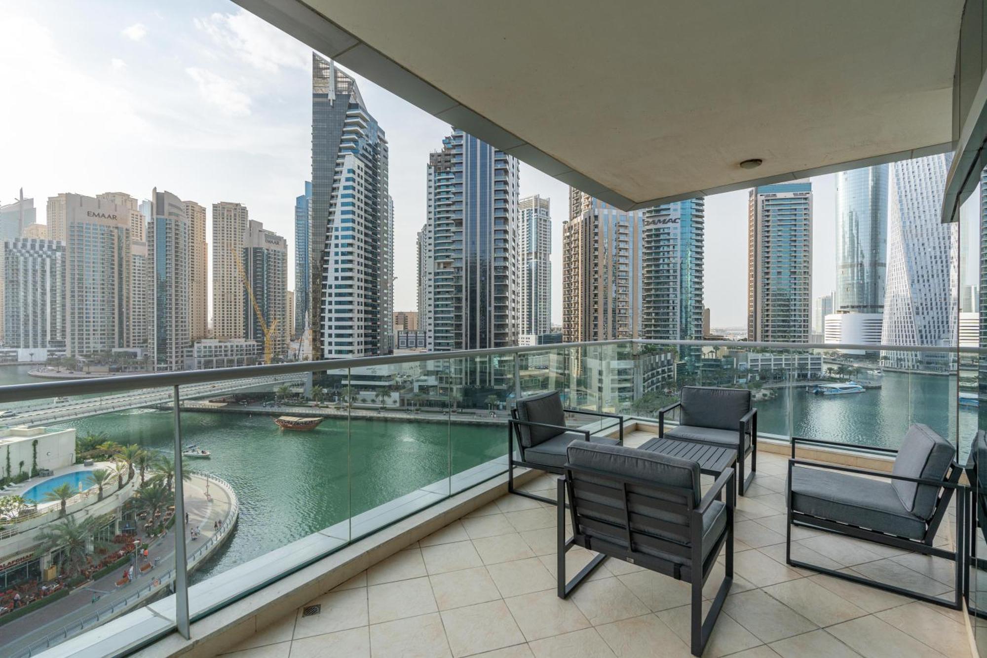 Vacay Lettings - Full Marina View 3 Bedroom Plus Maid Room Dubai Buitenkant foto