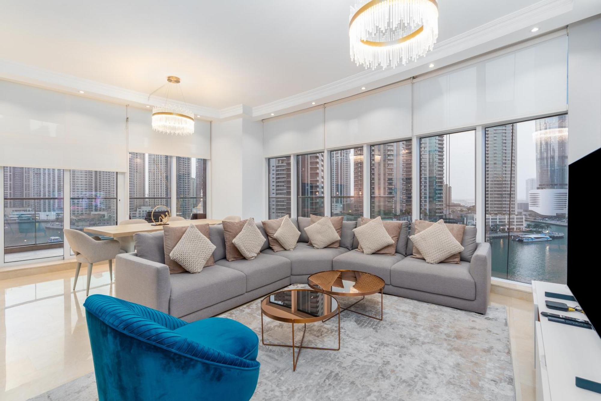 Vacay Lettings - Full Marina View 3 Bedroom Plus Maid Room Dubai Buitenkant foto